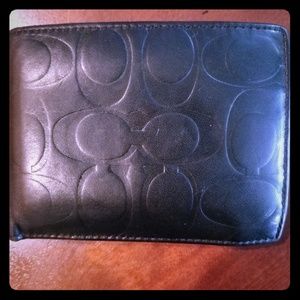 Coach Black Bifold Wallet